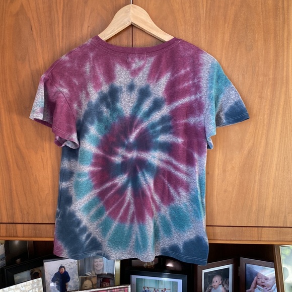 ANTHROPOLOGIE t.la Purple Tie Dye Tee NWT - Picture 6 of 6